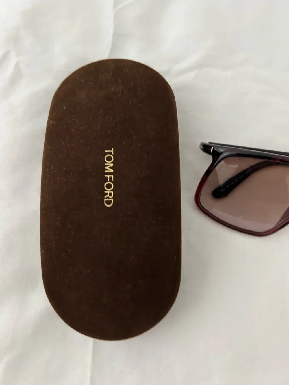 Tom Ford MERYL Sunglasses FT1038-56Z-64 Havana Frame Violet Gradient Lenses
